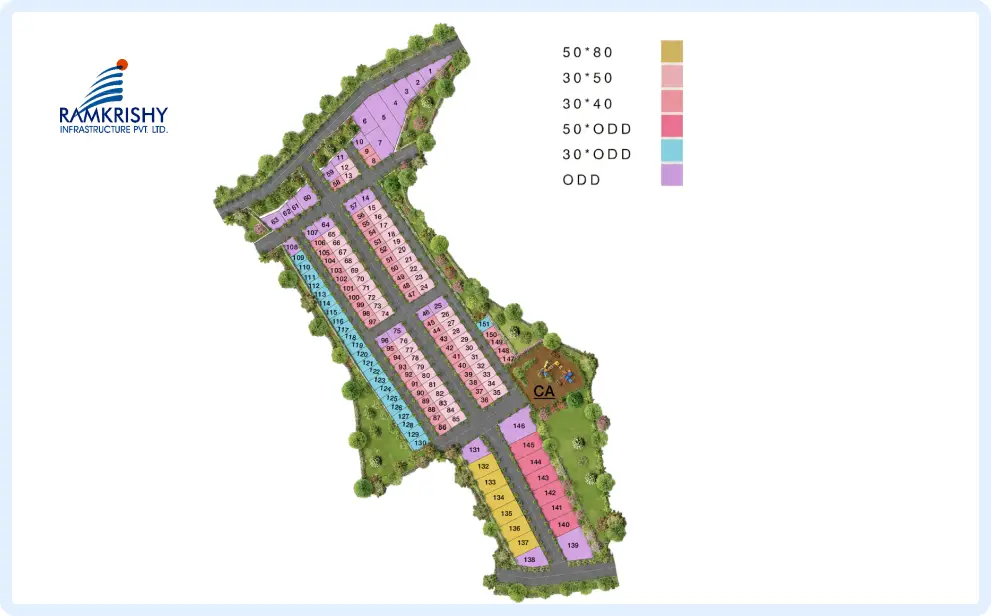 Ramkrishy Hill View — Master Plan